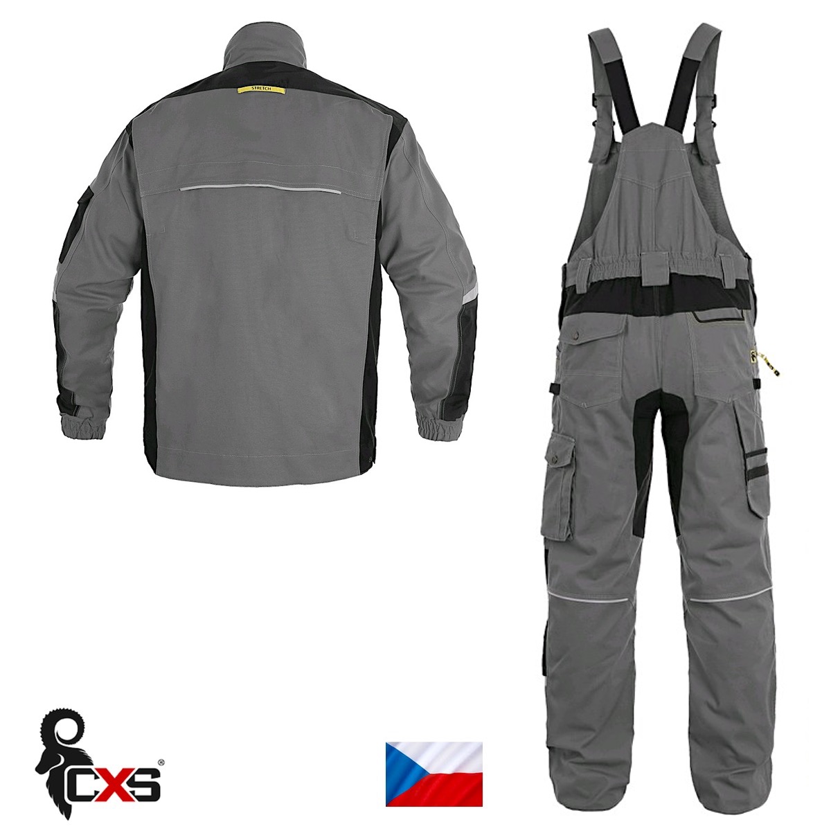 STRETCH-JB Grey back