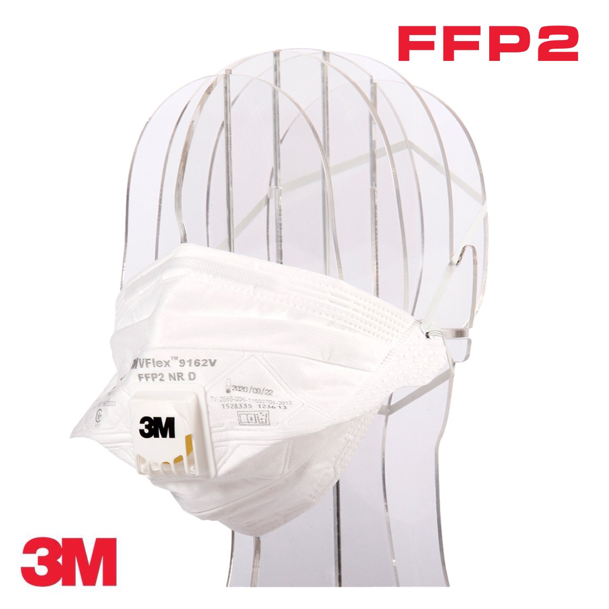 respirator 3M VFLEX 9162V С
