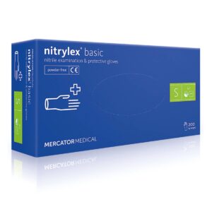Перчатки нитриловые Mercator Medical Nitrylex Basic - S