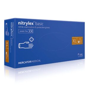Перчатки нитриловые Mercator Medical Nitrylex Basic - XL