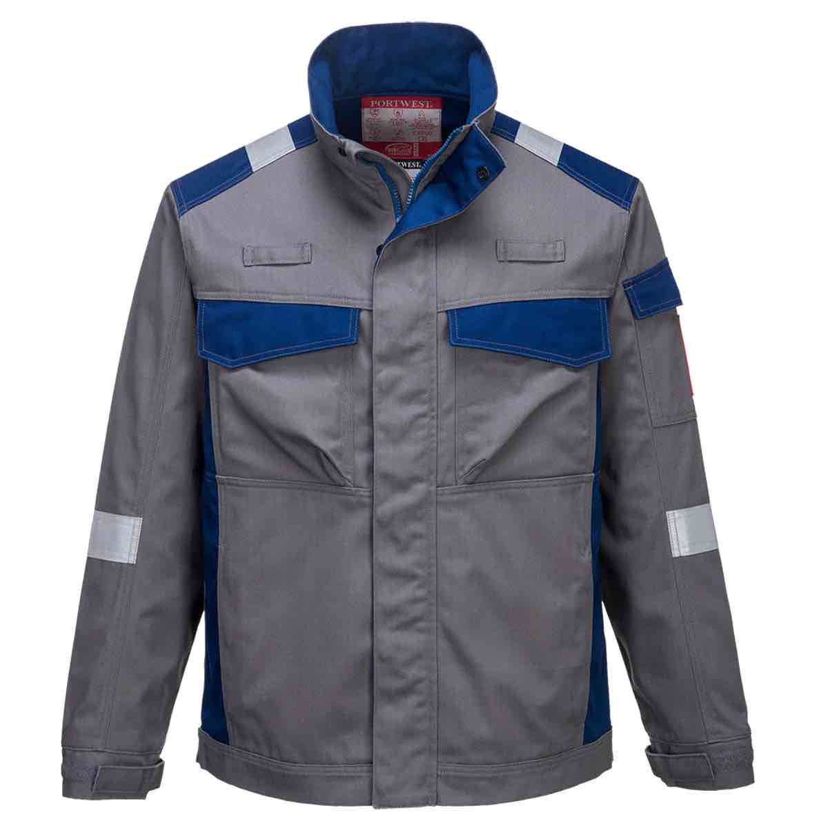 Portwest FR08 Bizflame Ultra Two-Tone Flame Retardant Jacket Grey