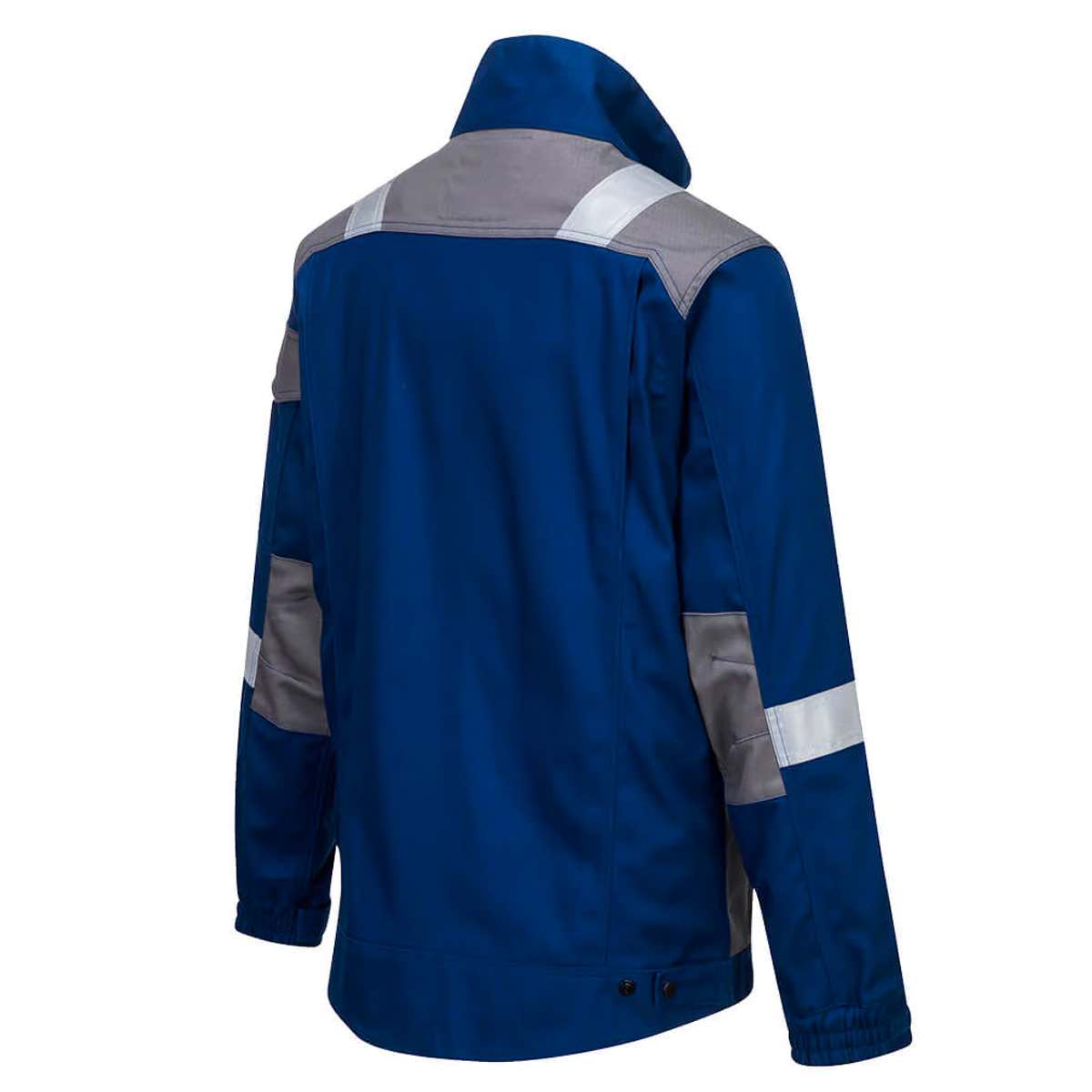 Portwest FR08 Bizflame Ultra Two-Tone Flame Retardant Jacket Royal Blue back