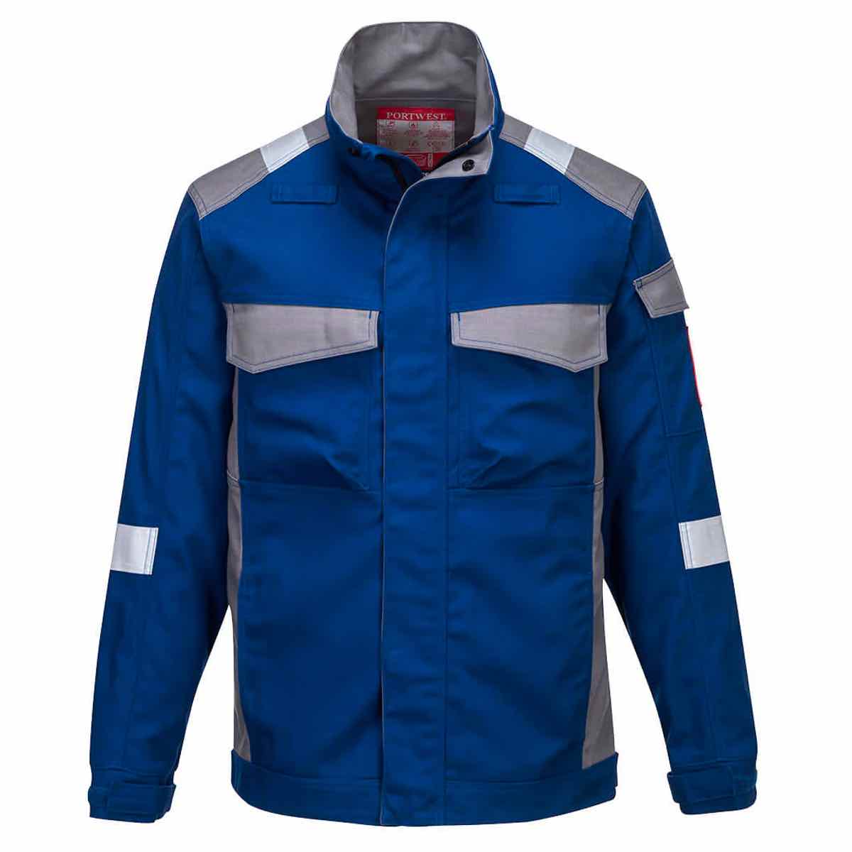 Portwest FR08 Bizflame Ultra Two-Tone Flame Retardant Jacket Royal Blue