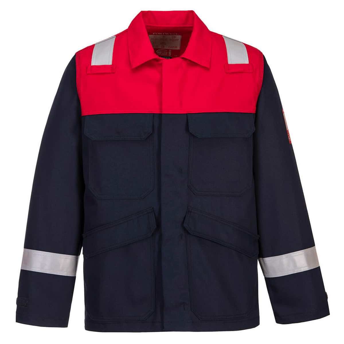 Portwest FR55 - Bizflame Work Jacket Navy Portwest FR55 - Bizflame Work Jacket Navy