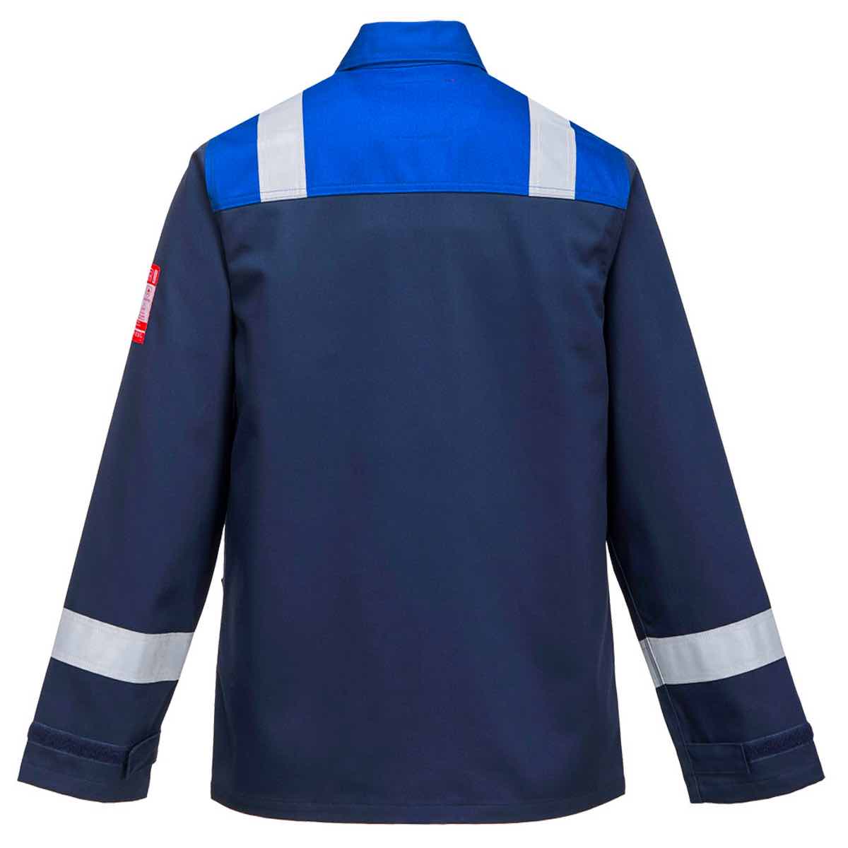 Portwest FR55 - Bizflame Work Jacket Navy:Royal back